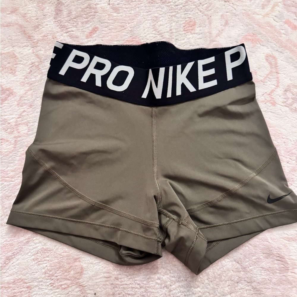 Nike Women's Olive Athletic Shorts